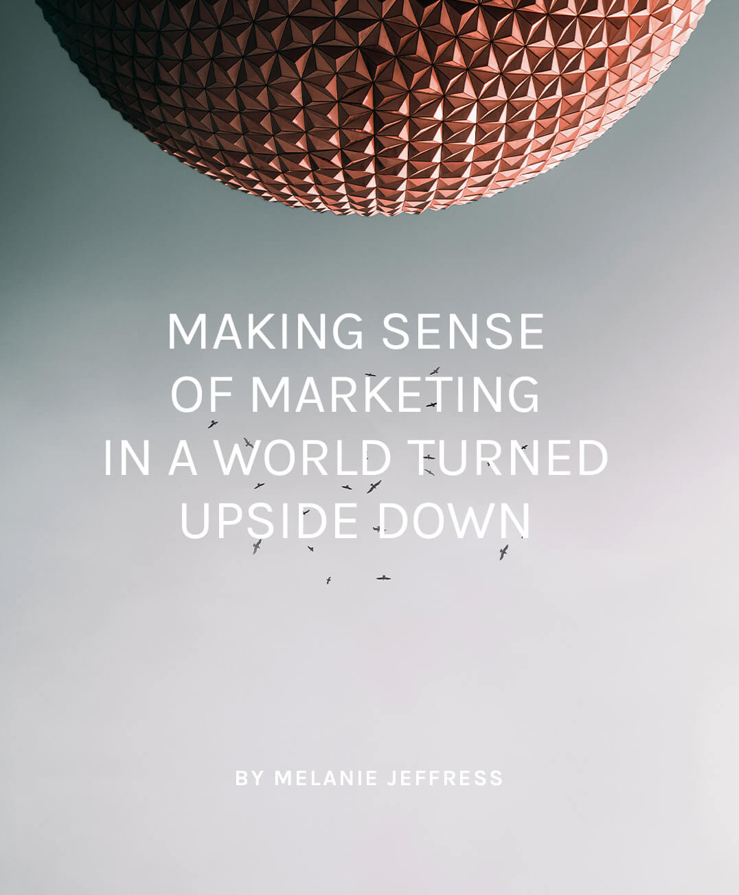 Making sense of marketing in a world turned upside down